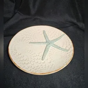 Cracker Barrel Stoneware Salad Plates – Set Of 2 Farmhouse Cottage Check